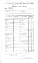 fees receipt