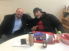 Our ED, Manny Hidalgo with Benjamin
