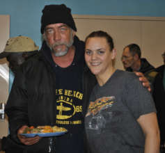 Tony with Chef Christina