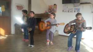 "On stage" for the first time