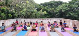 Yoga class