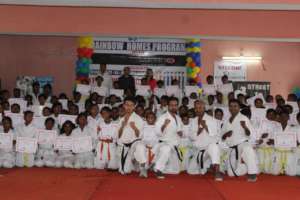 Karate Belt Test Participants