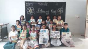 Newspaper reading sessions help build awareness