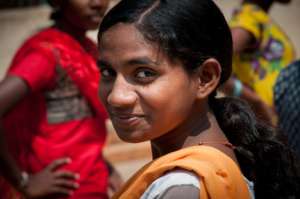 Girl in the ANC Rainbow Home