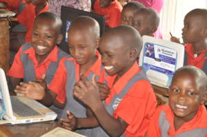 Mouse game exciting students of Naggalama Junior