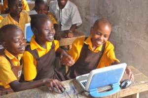 Primary Three Students of Makula School Learning