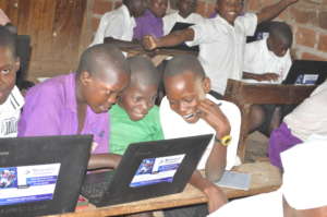 Students excited about their project