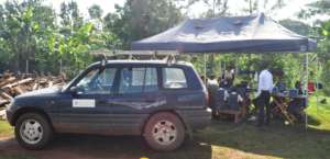 Mobile Solar Computer Classroom Setup