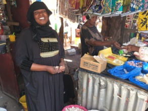 Now we can relax! Mariam after a successful sale