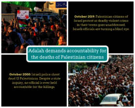 Adalah's meme linking October 2000 to October 2019
