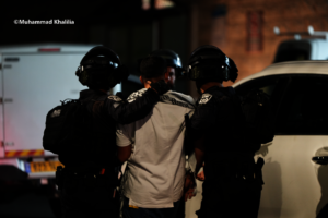 Arrest during Umm Al-Fahem protest, 19 Oct 2023