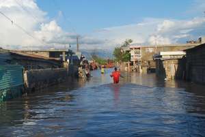 Flooding in central Gonaives