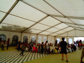 ATHENS GREECE-OUR ENGLISH LESSON IN SYRIANS' CAMP
