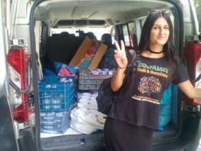 carned food n Supplies for Refugee families