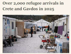 2.000 refugees arrived in A DAY! at tiny GAVDOS