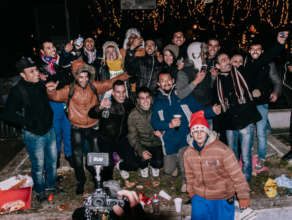 New Year's evening Kid & Family with all refugees