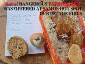 shame! DANGEROUS EXPIRED FOOD WAS OFFERED AT SAMOS