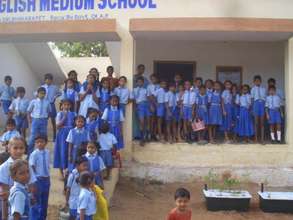 TGC students at Father Vijay's Middle School