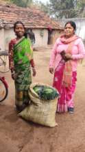 Balika with her Shivia Service Provider