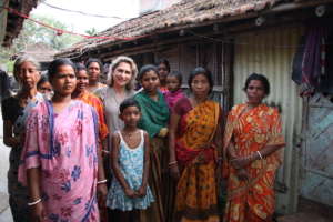Victoria from Shivia visiting an all-women FIG