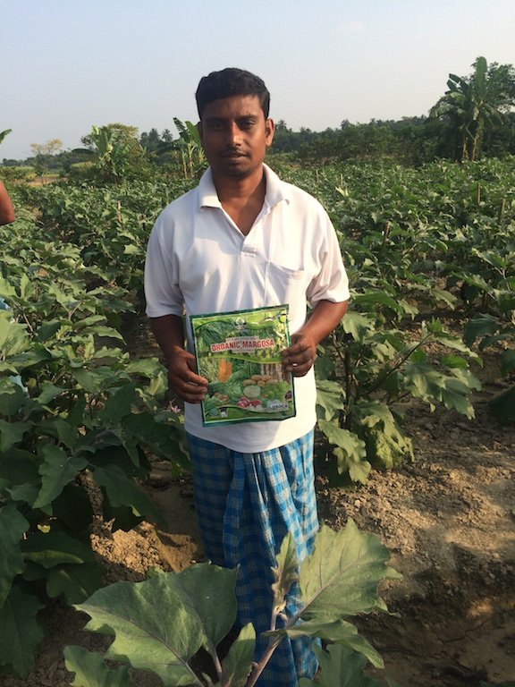 Teaching farming to over 1,000 families in India