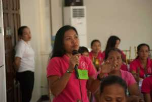 CHA Anabel discussing her challenges with her kids
