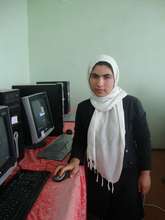 Salima in her computer class
