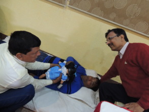 Participants during practical help session