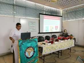 Dr.J P Dadhich during a presentation at TNAI
