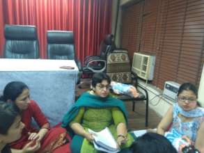 Dr.Sangeeta taking the session