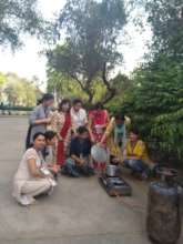 participants during an outdoor activity