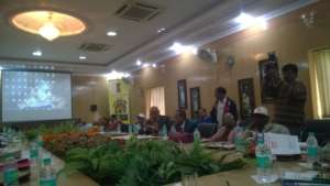Jharkhand state officers at the advocacy meeting