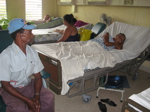 Global Links hospital bed in use
