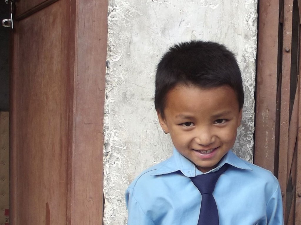 A Classroom for Rashan after the Earthquake