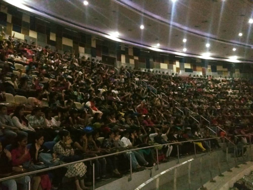 Recruitment workshop in a Bangalore College