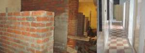 Renovation of toilets before and after