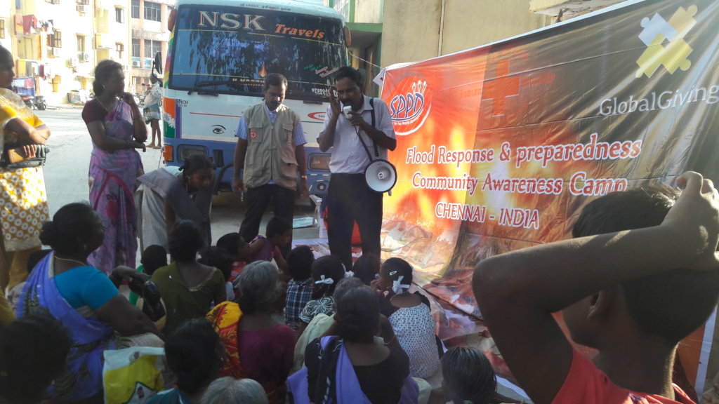 PREPARE 10000 SLUM PEOPLE FACE DISASTER IN CHENNAI