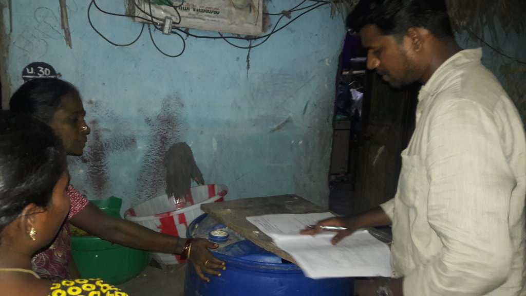 PREPARE 10000 SLUM PEOPLE FACE DISASTER IN CHENNAI
