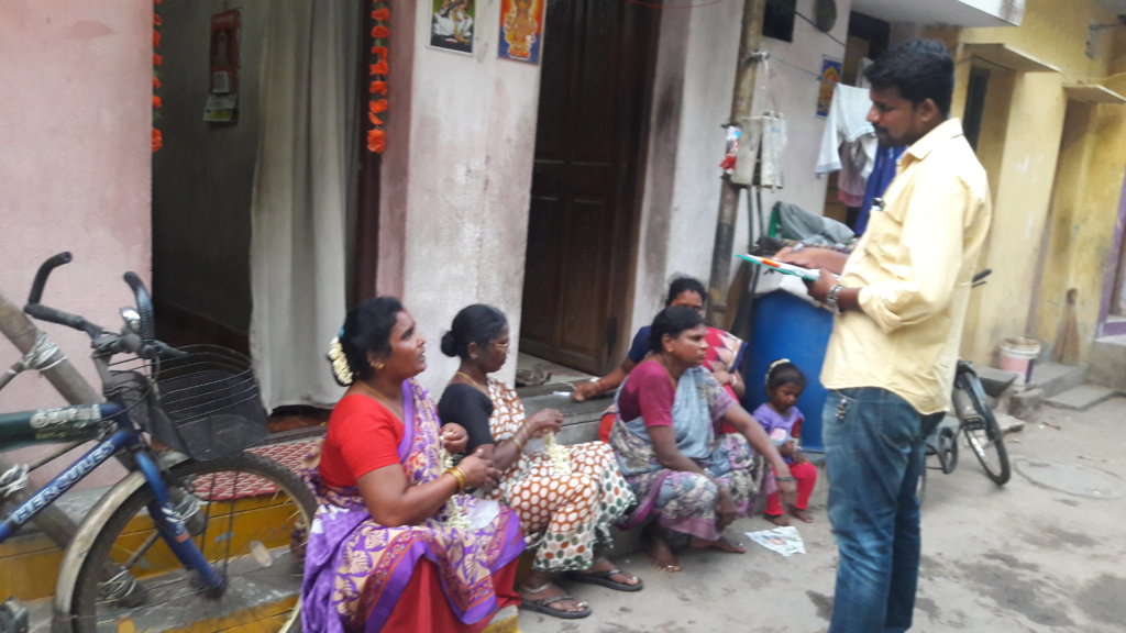 PREPARE 10000 SLUM PEOPLE FACE DISASTER IN CHENNAI