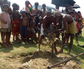 A new tube well will provide fresh water