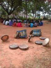 Cultural program in flood affected area of Chennai