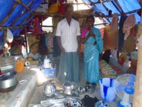 Distribution of flood relief items