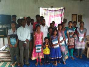 Distribution of note books on September 2017