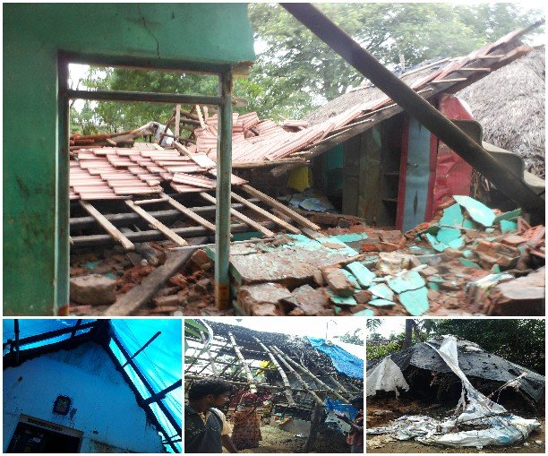 Flood Relief: Rebuild homes-Cuddalore-Vilupuram