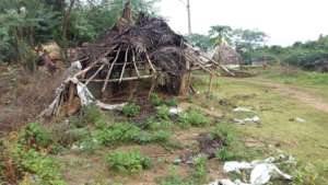 Damaged during floods