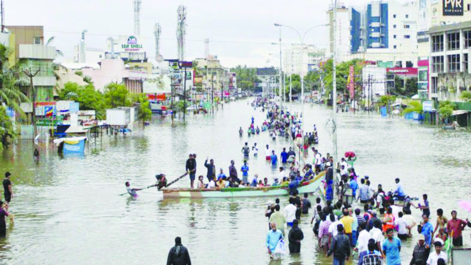 Emergency supplies to chennai floods