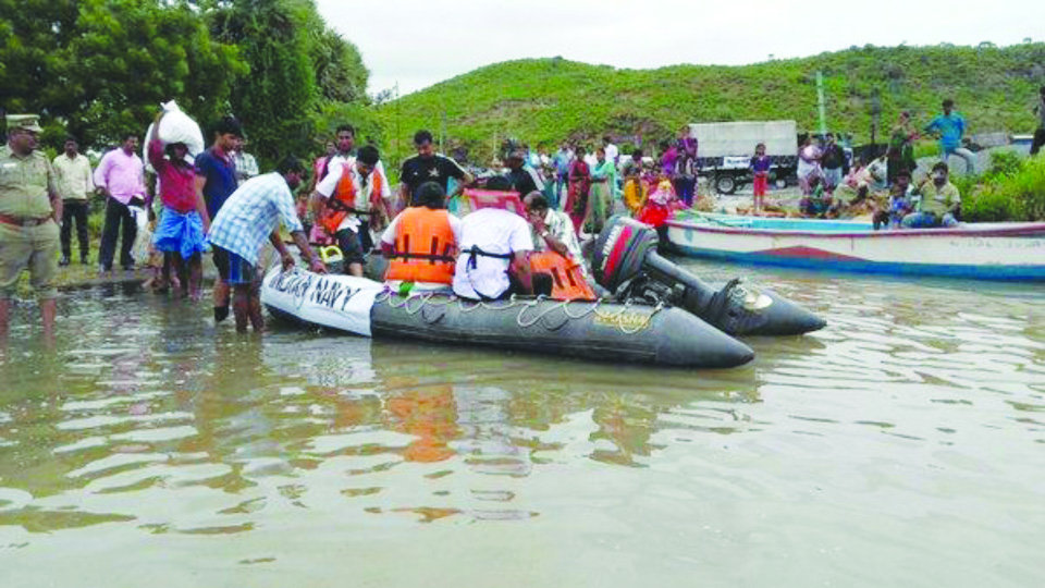 Emergency supplies to chennai floods