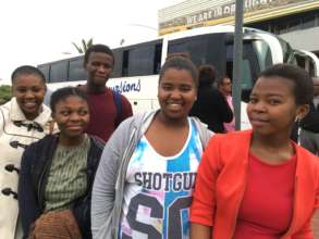 Boarding the Bus for Johannesburg