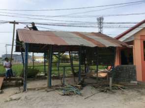 Old village hall before being replaced