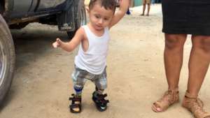 Brandon walking